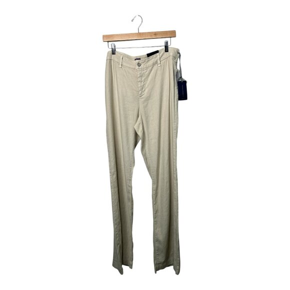 NYDJ Claire Wide Leg Trouser Linen Blend Pants Size 14 LongNWTs